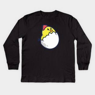 Chicks and eeg Kids Long Sleeve T-Shirt